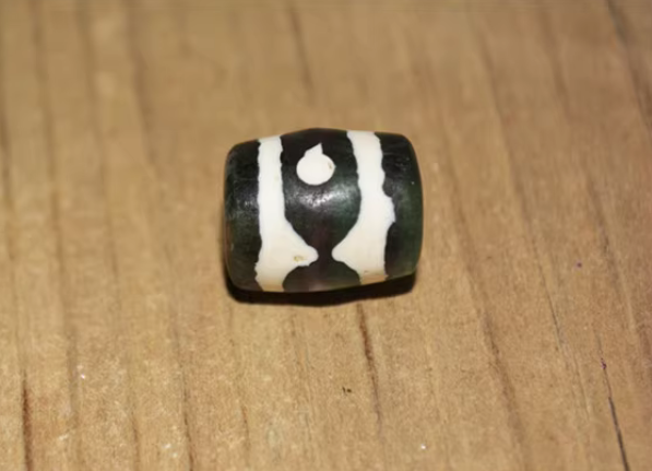 Tibet Old Ancient Three Eye Chung Dzi Bead Amulet Pendant Agate Real Himalayan 3 Eyed Pure Gzi Old Antique Talisman