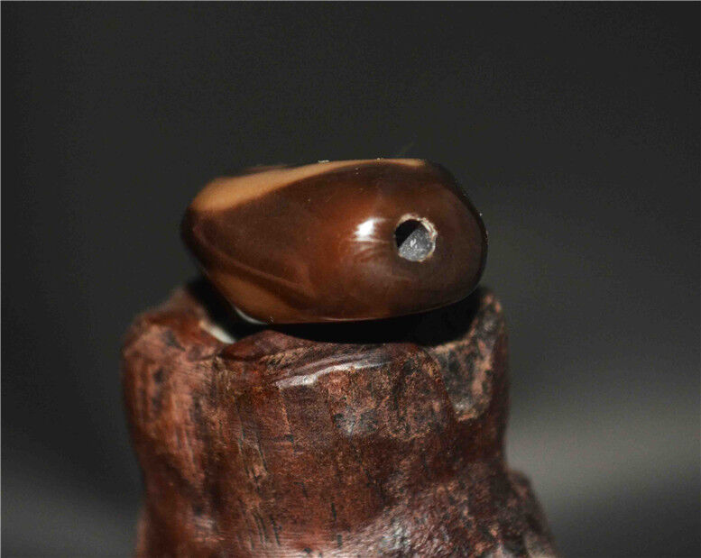 Tibetan Ancient Buddha's Eye Dzi Bead Four Eyes Amulet Himalayan Old Antique Real Agate Nepal Two Eyed Pure Gzi Pendant Talisman Bracelet