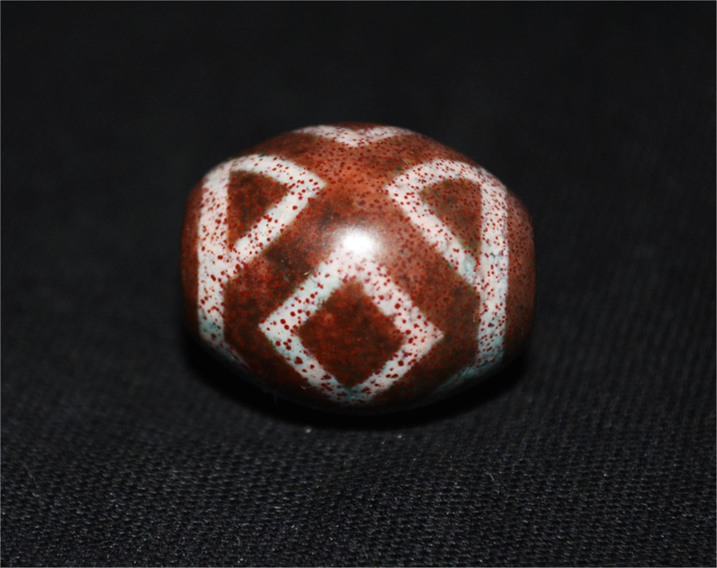 Tibetan Ancient Diamond Nine Eyes Dzi Bead Cinnabar Pendant Amulet Himalaya Old Antique Real Bloodspot Agate Nepal Three Eyed Pure Gzi Talisman Bracelet