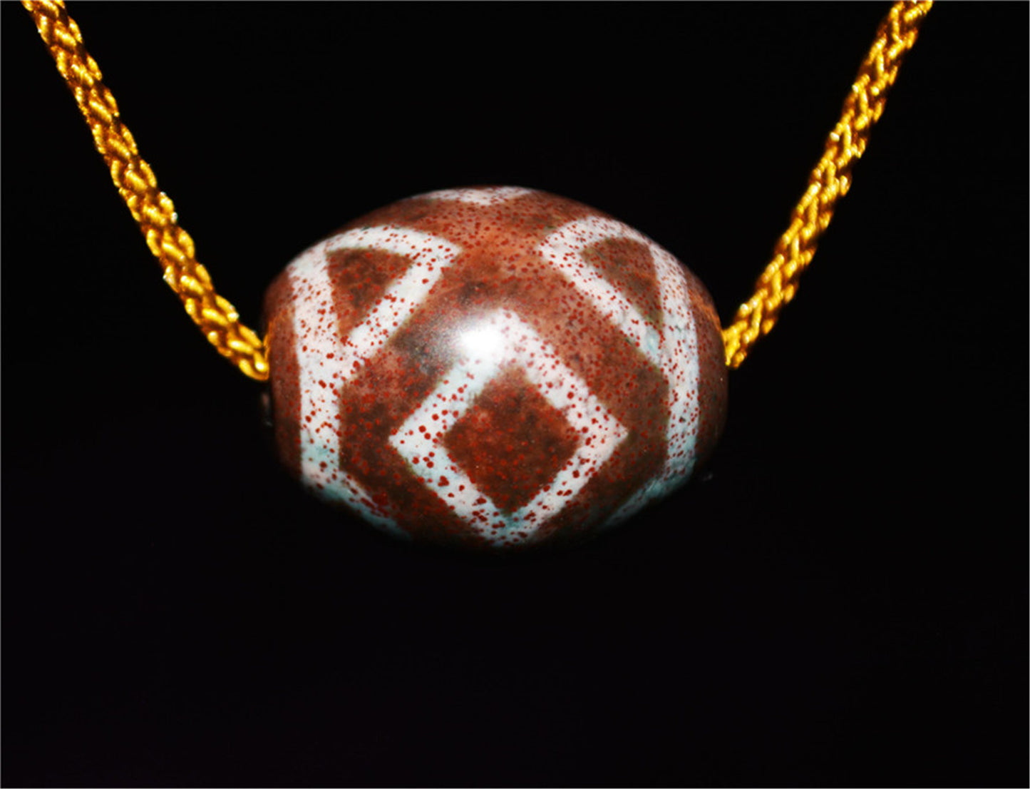 Tibetan Ancient Diamond Nine Eyes Dzi Bead Cinnabar Pendant Amulet Himalaya Old Antique Real Bloodspot Agate Nepal Three Eyed Pure Gzi Talisman Bracelet