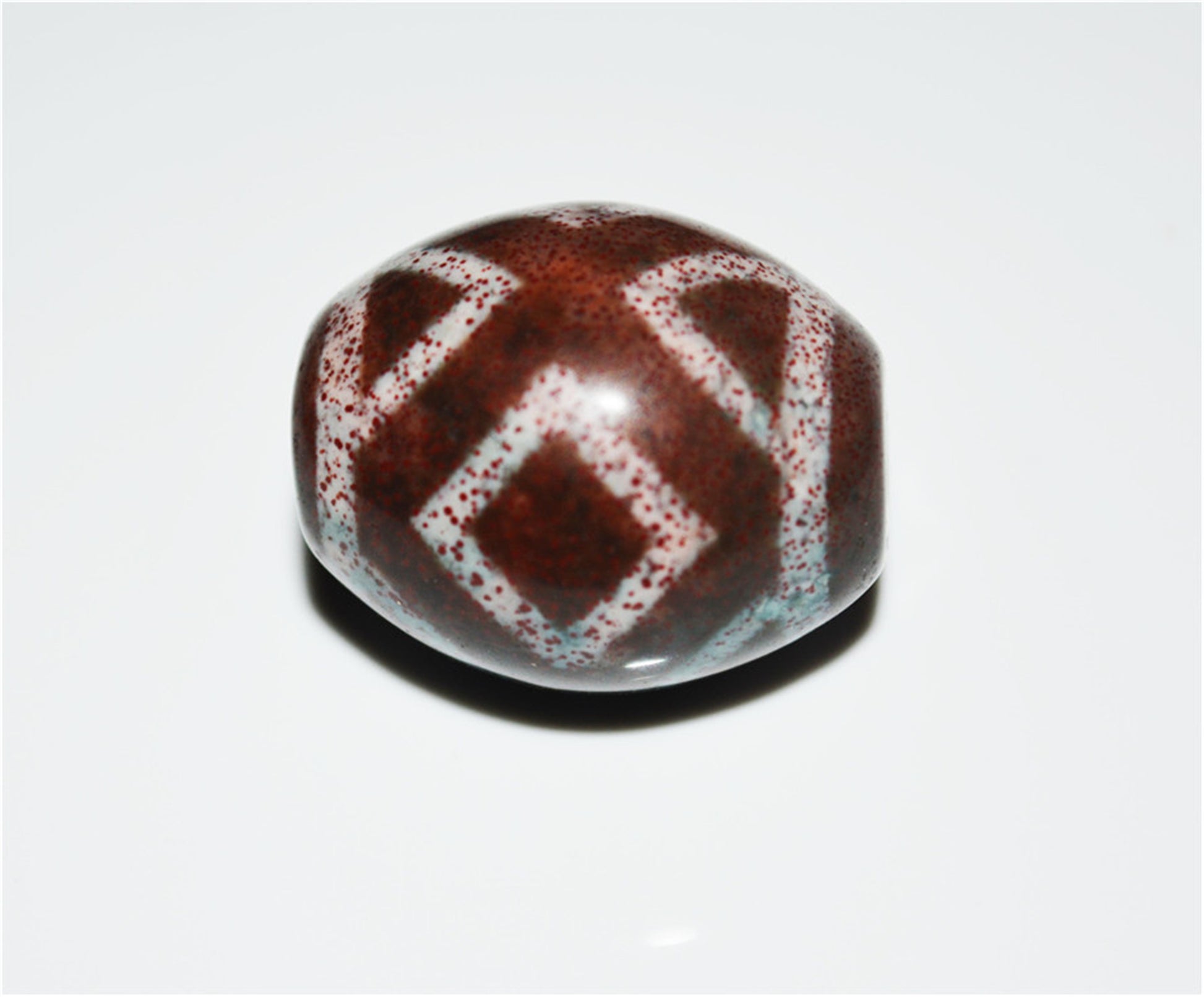 Tibetan Ancient Diamond Nine Eyes Dzi Bead Cinnabar Pendant Amulet Himalaya Old Antique Real Bloodspot Agate Nepal Three Eyed Pure Gzi Talisman Bracelet