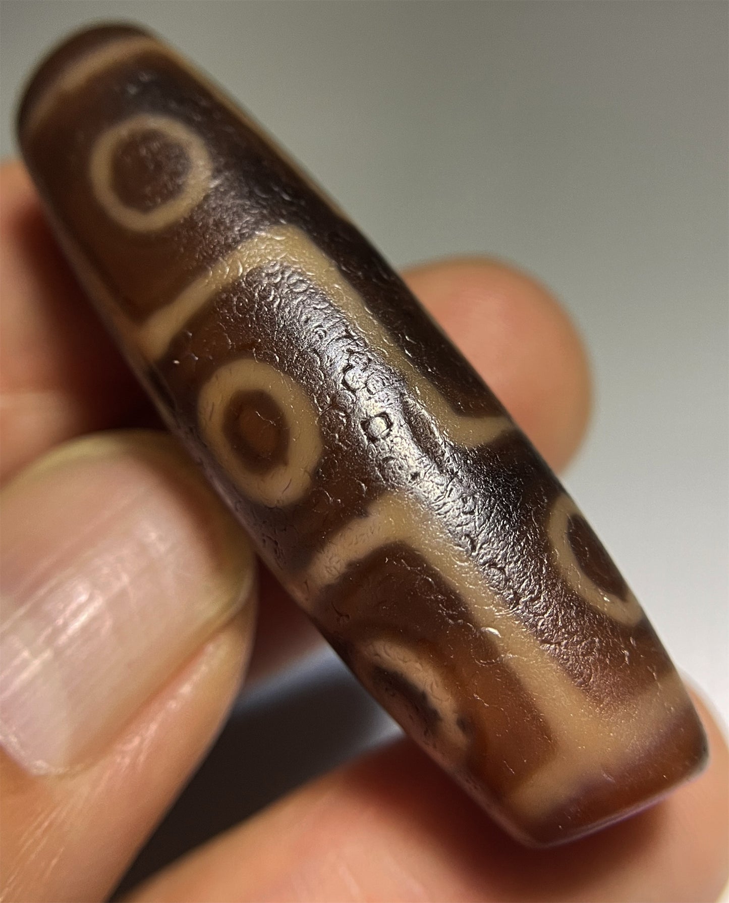 Tibetan Ancient Nine Eye Dzi Bead Amulet Pendant Real Himalaya Agate Pure 9 Eyed Gzi Old Antique Genuine Talisman Bracelet