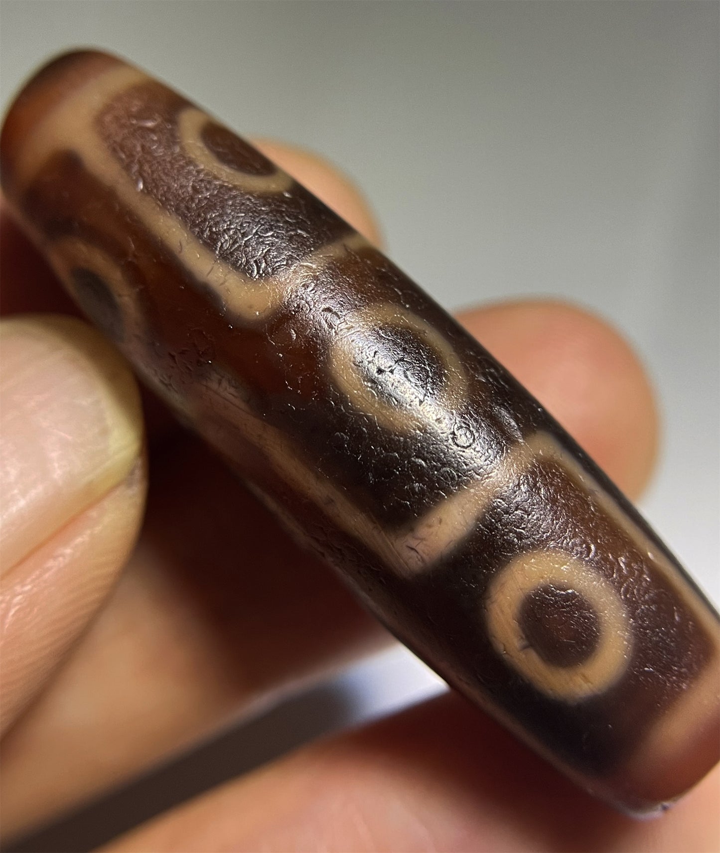 Tibetan Ancient Nine Eye Dzi Bead Amulet Pendant Real Himalaya Agate Pure 9 Eyed Gzi Old Antique Genuine Talisman Bracelet