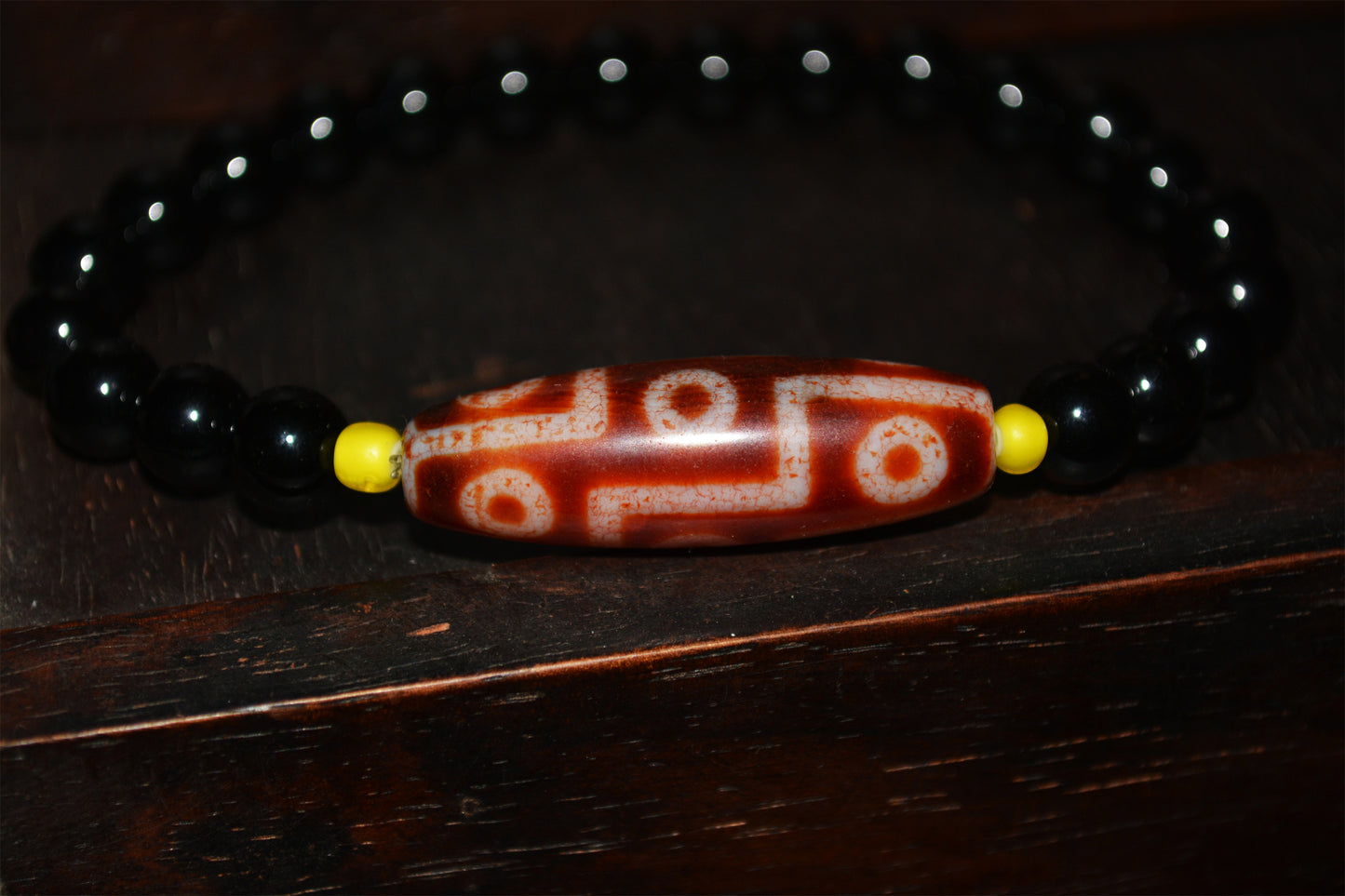 Tibetan Ancient Real Nine Eyes Dzi Bead Bracelet Amulet Himalaya Old Antique Genuine Agate Nepal 9 Eyed Pure Gzi Talisman