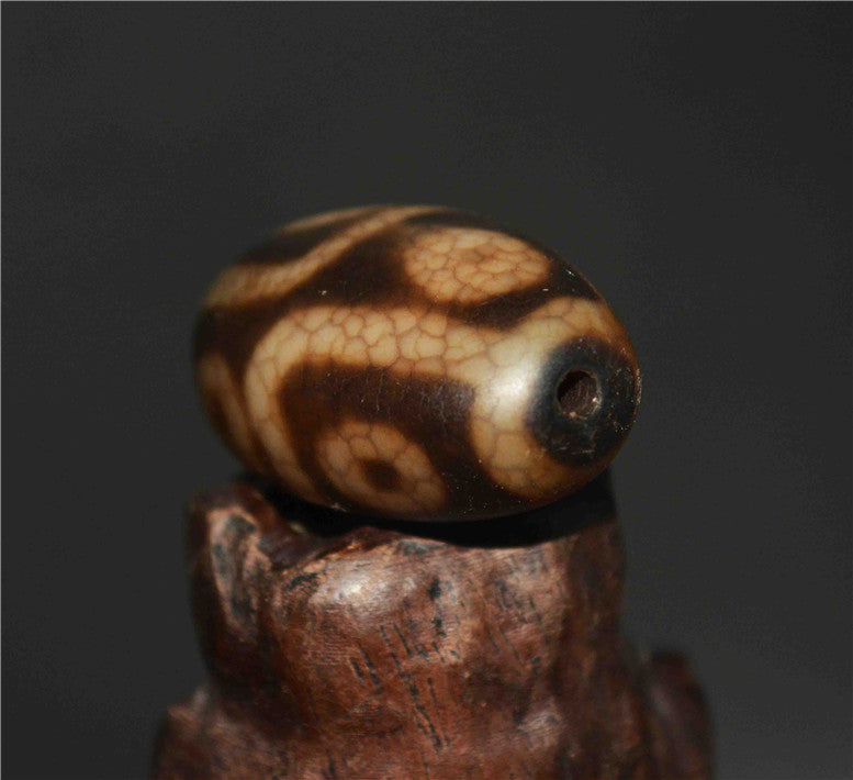 Tibetan Ancient Real Six Eyes Dzi Bead Amulet Pendant Himalayan Agate Pure 6 Eyed Gzi Old Genuine Talisman Bracelet