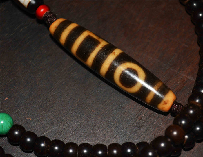 Tibetan Ancient Sakor Namkor Dzi Bead Amulet Himalayas Pure Heaven and Earth Gzi Pendant Genuine Old Antique Agate Talisman Bracelet