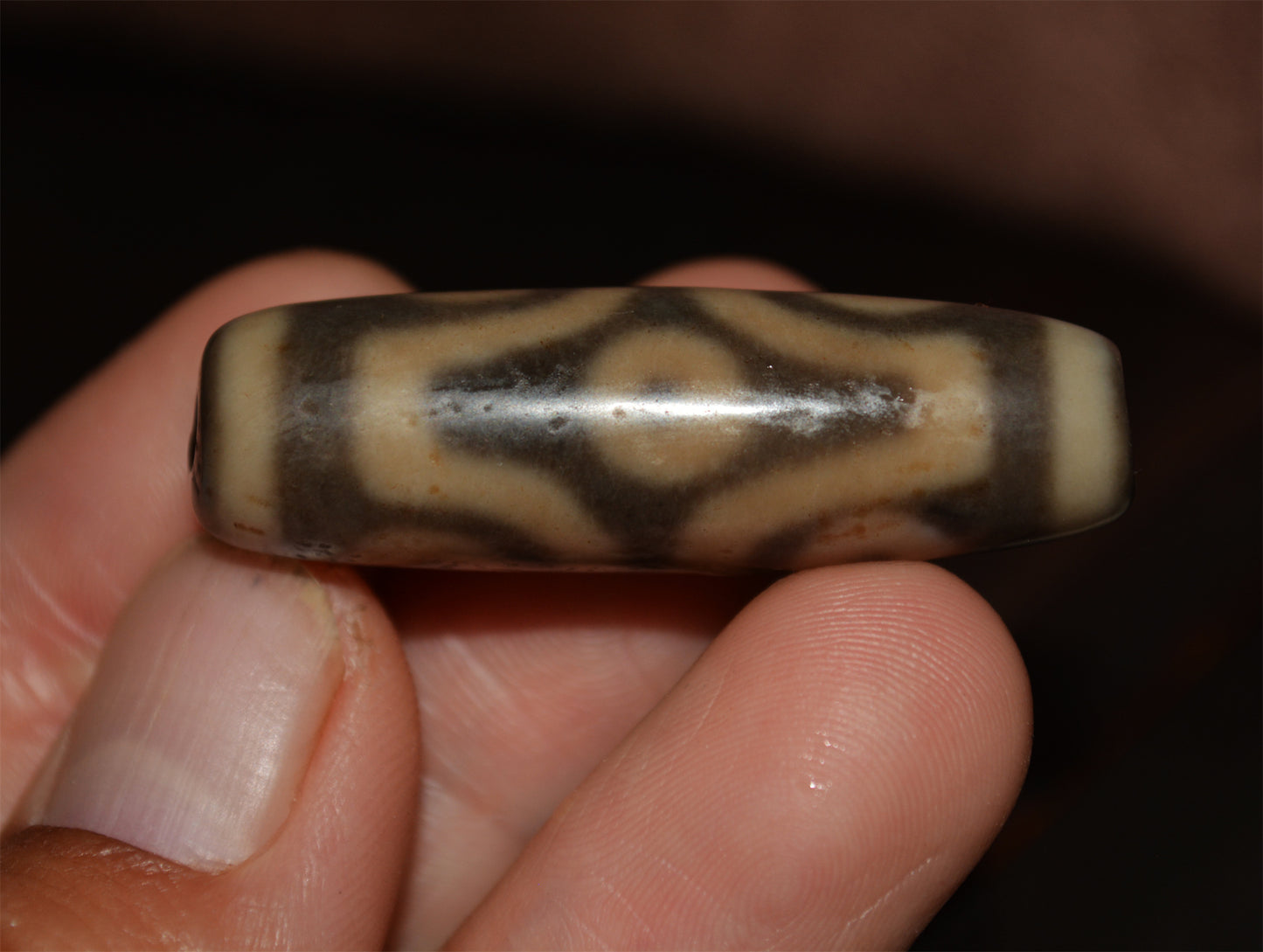 Tibetan Ancient Six Eyes Dzi Bead Amulet Real Himalayan Pendant Agate Pure 6 Eyed Gzi Old Antique Genuine Talisman Bracelet