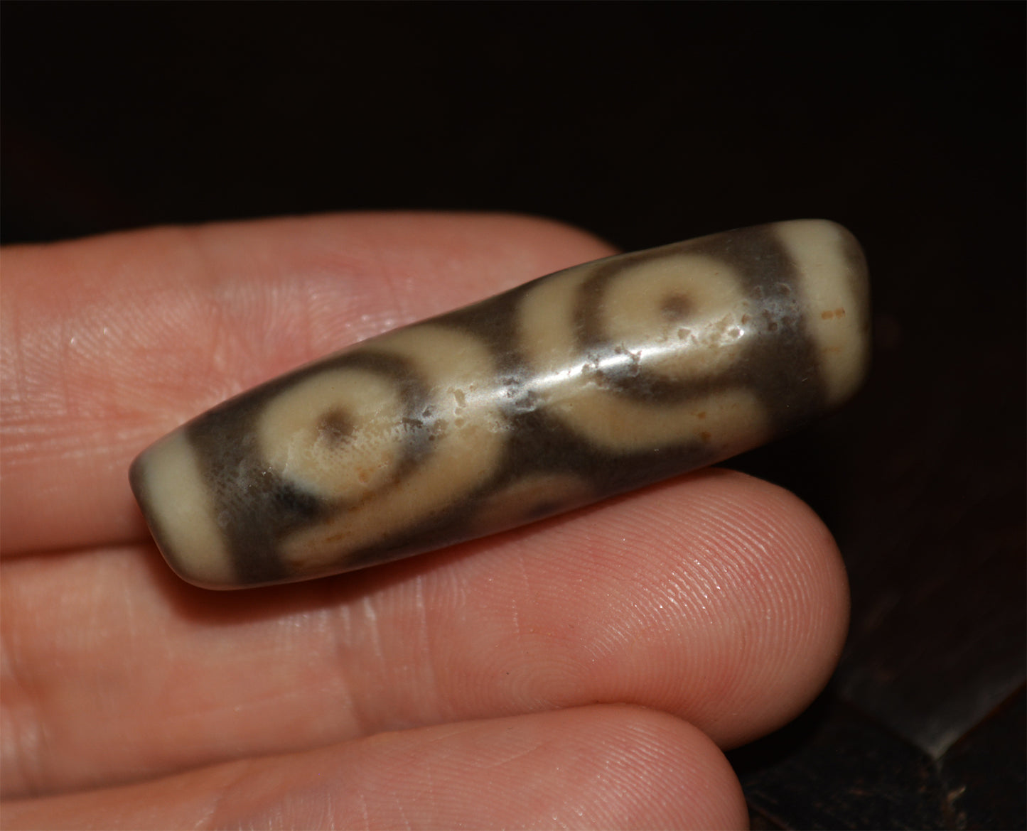 Tibetan Ancient Six Eyes Dzi Bead Amulet Real Himalayan Pendant Agate Pure 6 Eyed Gzi Old Antique Genuine Talisman Bracelet