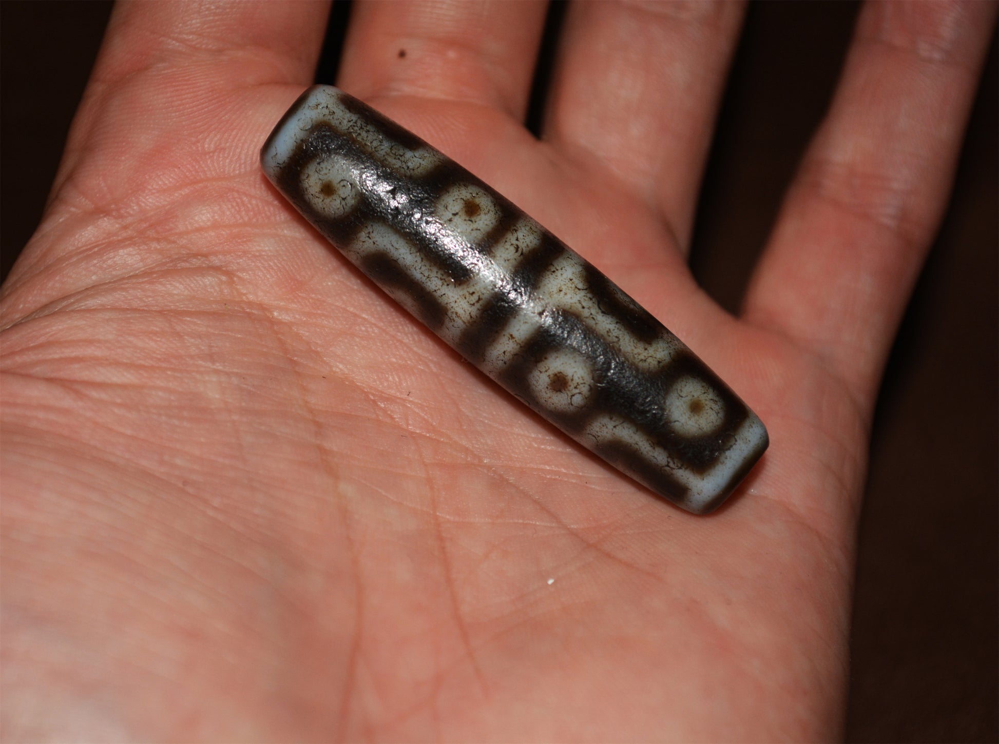 Tibetan Ancient Twelve Eyes Dzi Bead Pendant Amulet Himalaya Old Antique Real Agate Nepal 12 Eyed Pure Gzi Talisman Authentic