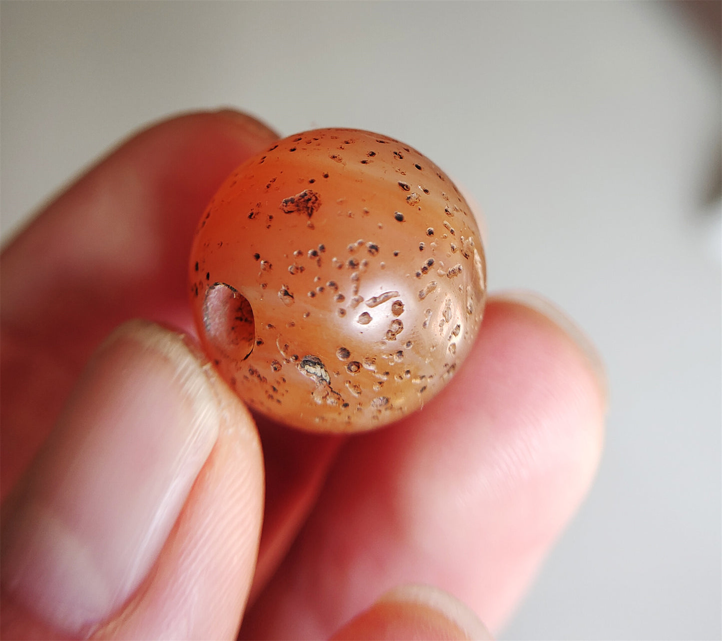 Tibetan Ancient Pema Raka Agate Bracelet Bead Nanhong Carnelian Pendant Himalaya Genuine Amulet