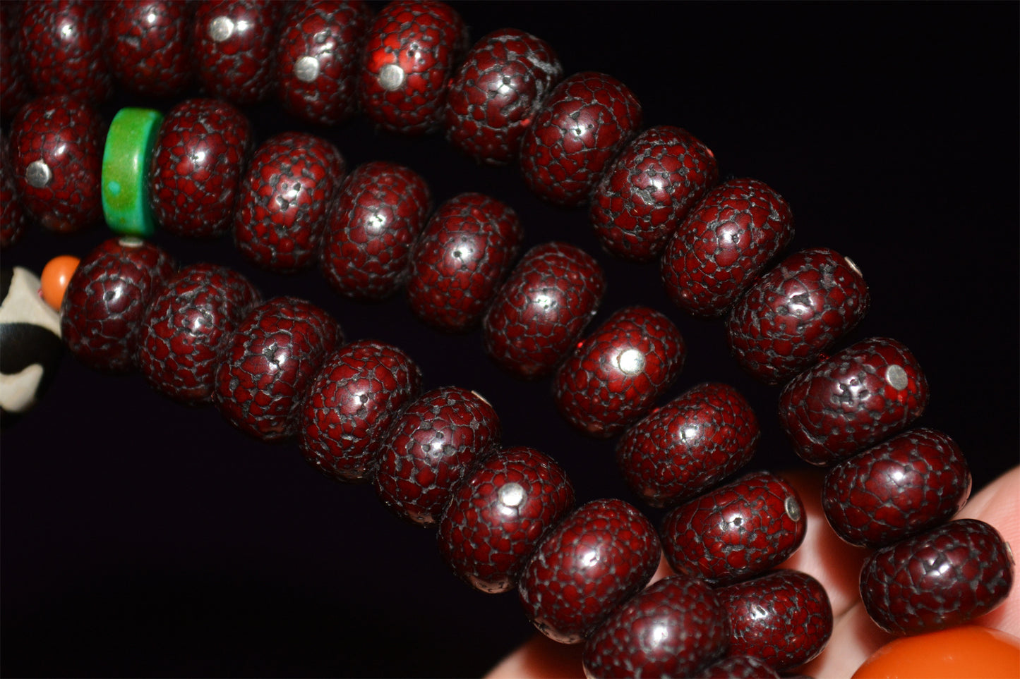 Tibetan Old Antique Lotus Bodhi Seeds Bracelet Mala Prayer Beads 108 Rosary Himalayas Xingyue Puti