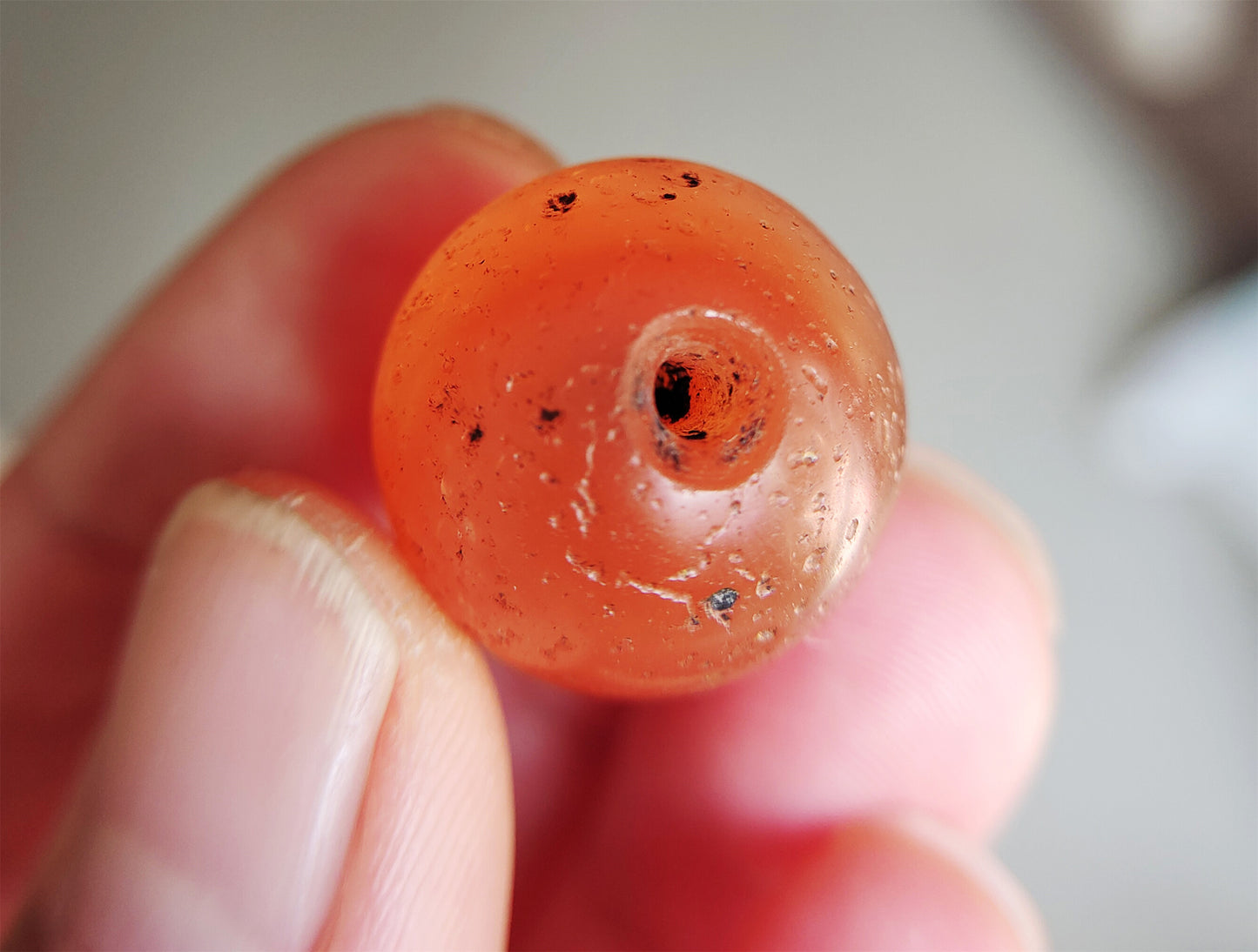 Tibetan Old Ancient Pema Raka Agate Bracelet Bead Nanhong Carnelian Pendant Himalaya Genuine Amulet