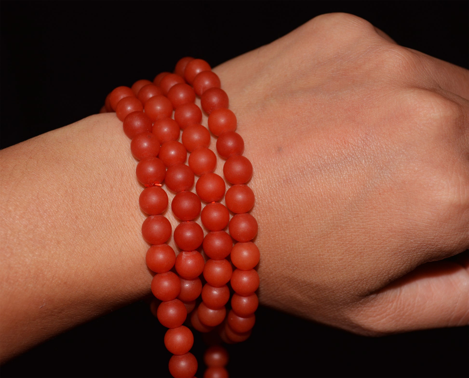 Tibetan Antique Pema Raka Agate Bracelet Mala Prayer Beads Himalayan Nanhong Carnelian 108 Old Rosary Genuine Worry Amulet