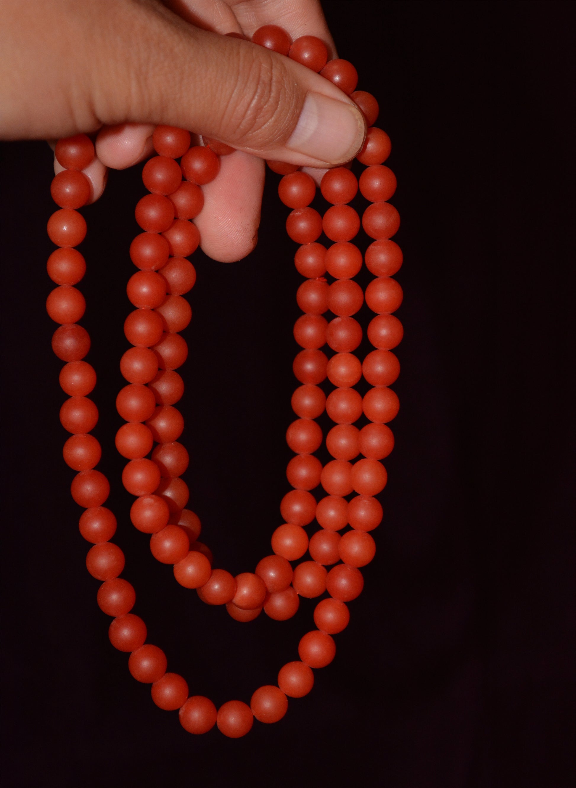 Tibetan Antique Pema Raka Agate Bracelet Mala Prayer Beads Himalayan Nanhong Carnelian 108 Old Rosary Genuine Worry Amulet