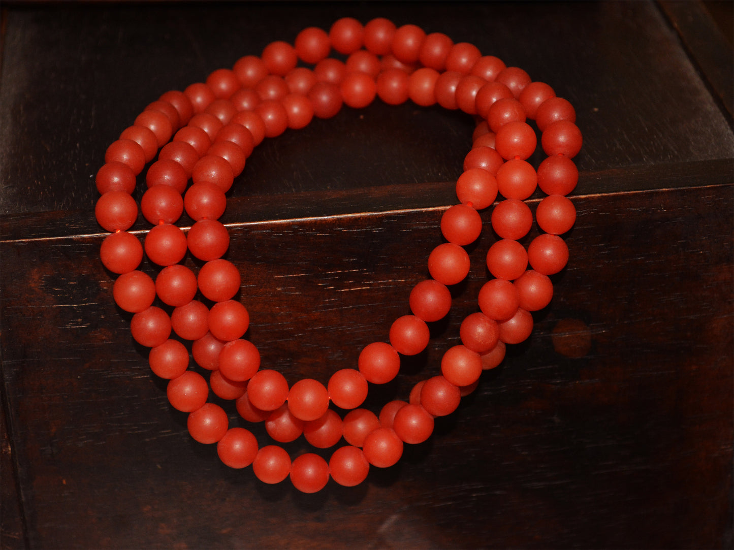 Tibetan Antique Pema Raka Agate Bracelet Mala Prayer Beads Himalayan Nanhong Carnelian 108 Old Rosary Genuine Worry Amulet