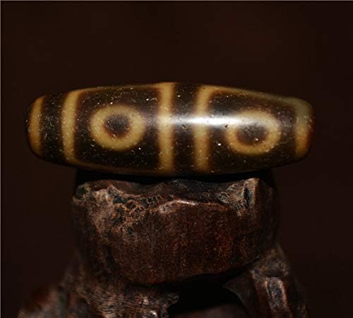 Tibetan Real Old Ancient Four Eyes Dzi Bead Amulet Pendant Himalaya Agate 4 Eyed Pure Gzi Old Antique Talisman Bracelet