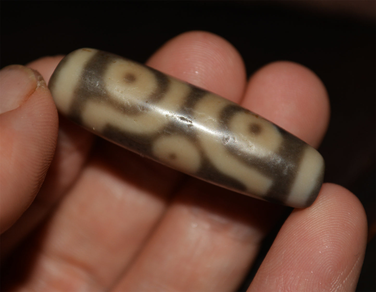 Tibetan Ancient Six Eyes Dzi Bead Amulet Real Himalayan Pendant Agate Pure 6 Eyed Gzi Old Antique Genuine Talisman Bracelet