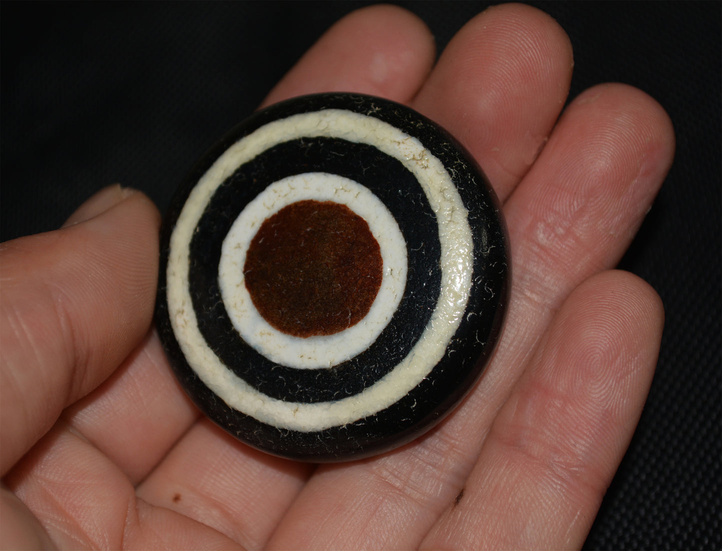 Tibetan Ancient Two Eyes Lukmik Dzi Bead