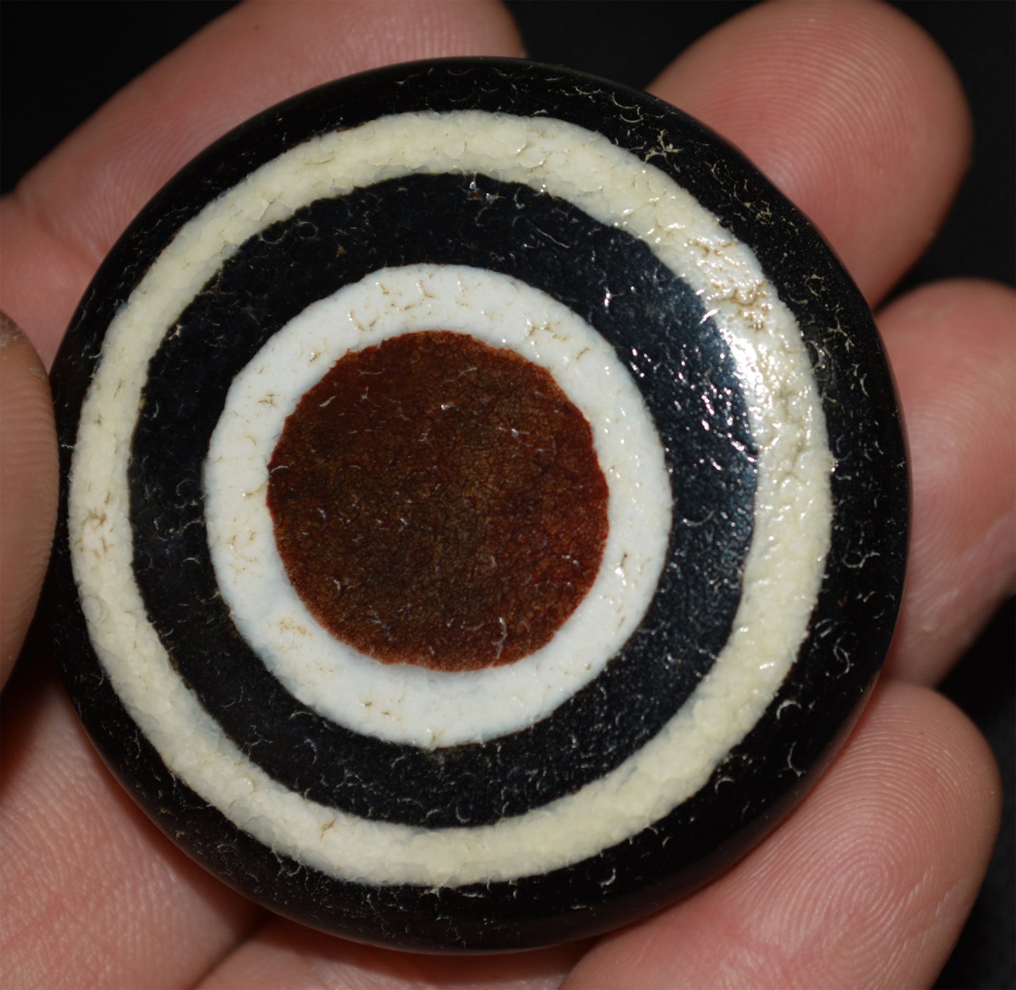 Tibetan Ancient Two Eyes Lukmik Dzi Bead