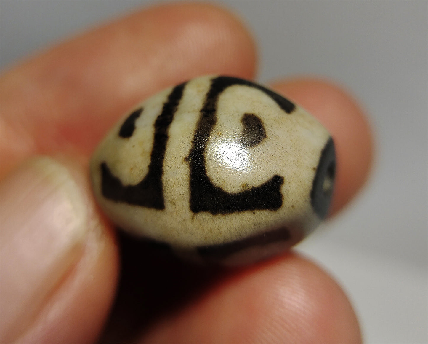 real ancient tibetan lotus dzi bead amulet pendant genuine old antique himalaya agate pure six eyes gzi talisman