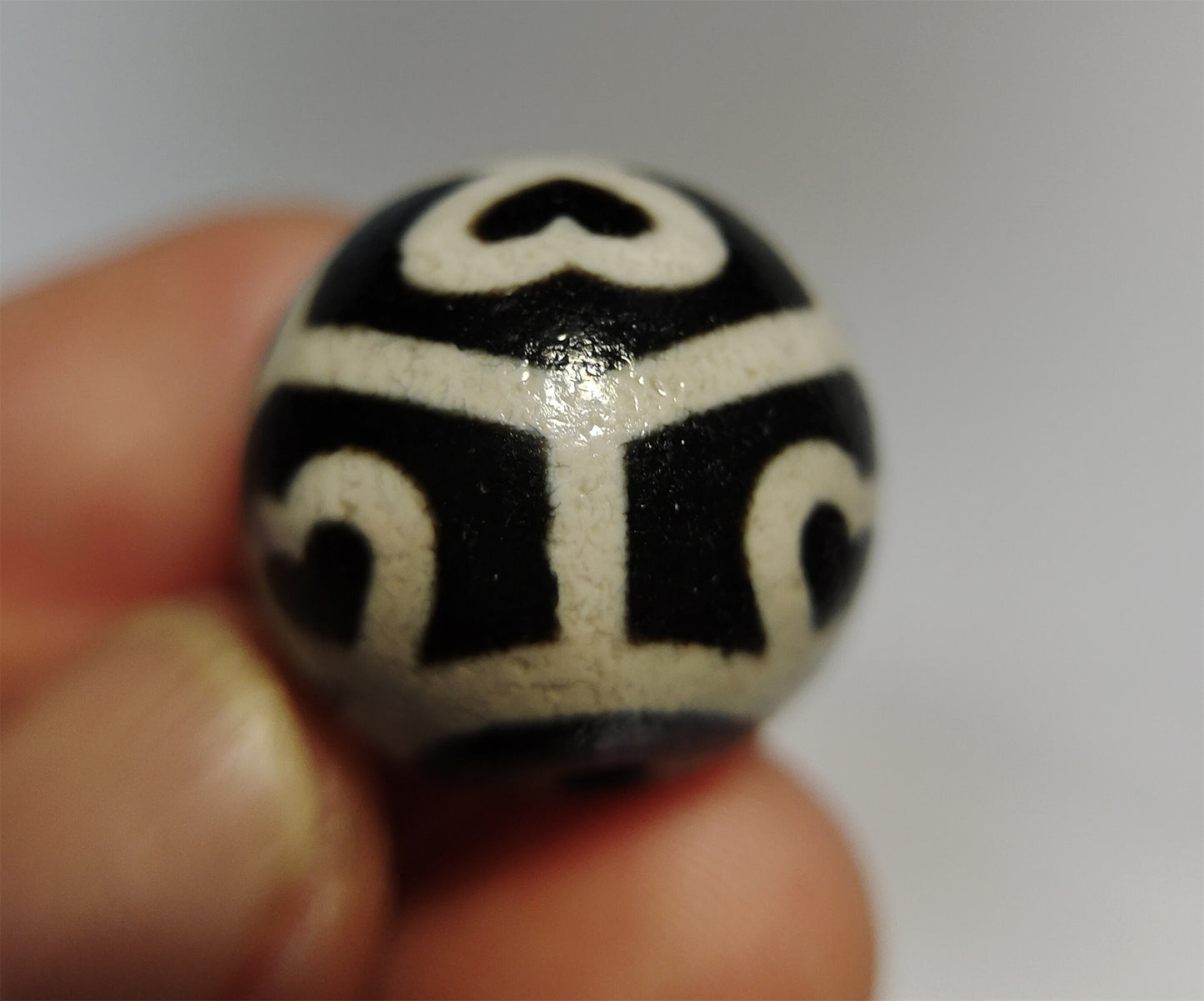 real ancient tibetan lotus dzi bead amulet pendant genuine old antique himalaya agate pure six eyes gzi talisman