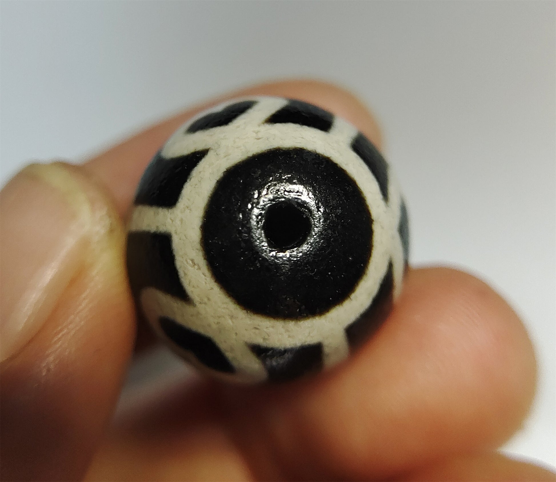 real ancient tibetan lotus dzi bead amulet pendant genuine old antique himalaya agate pure six eyes gzi talisman