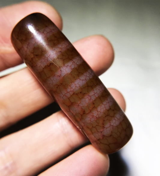 real ancient tibetan seven stripes dzi bead amulet pendant genuine old antique himalaya agate pure 7 striped gzi talisman