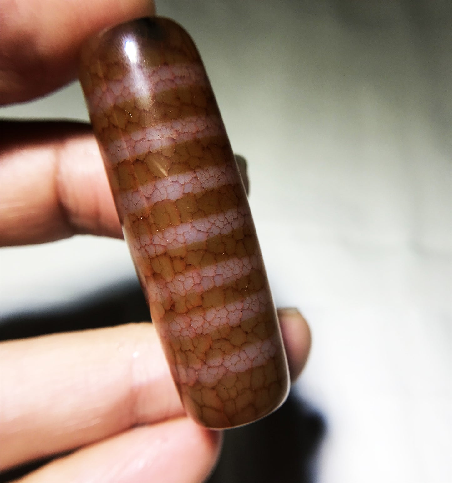 real ancient tibetan seven stripes dzi bead amulet pendant genuine old antique himalaya agate pure 7 striped gzi talisman