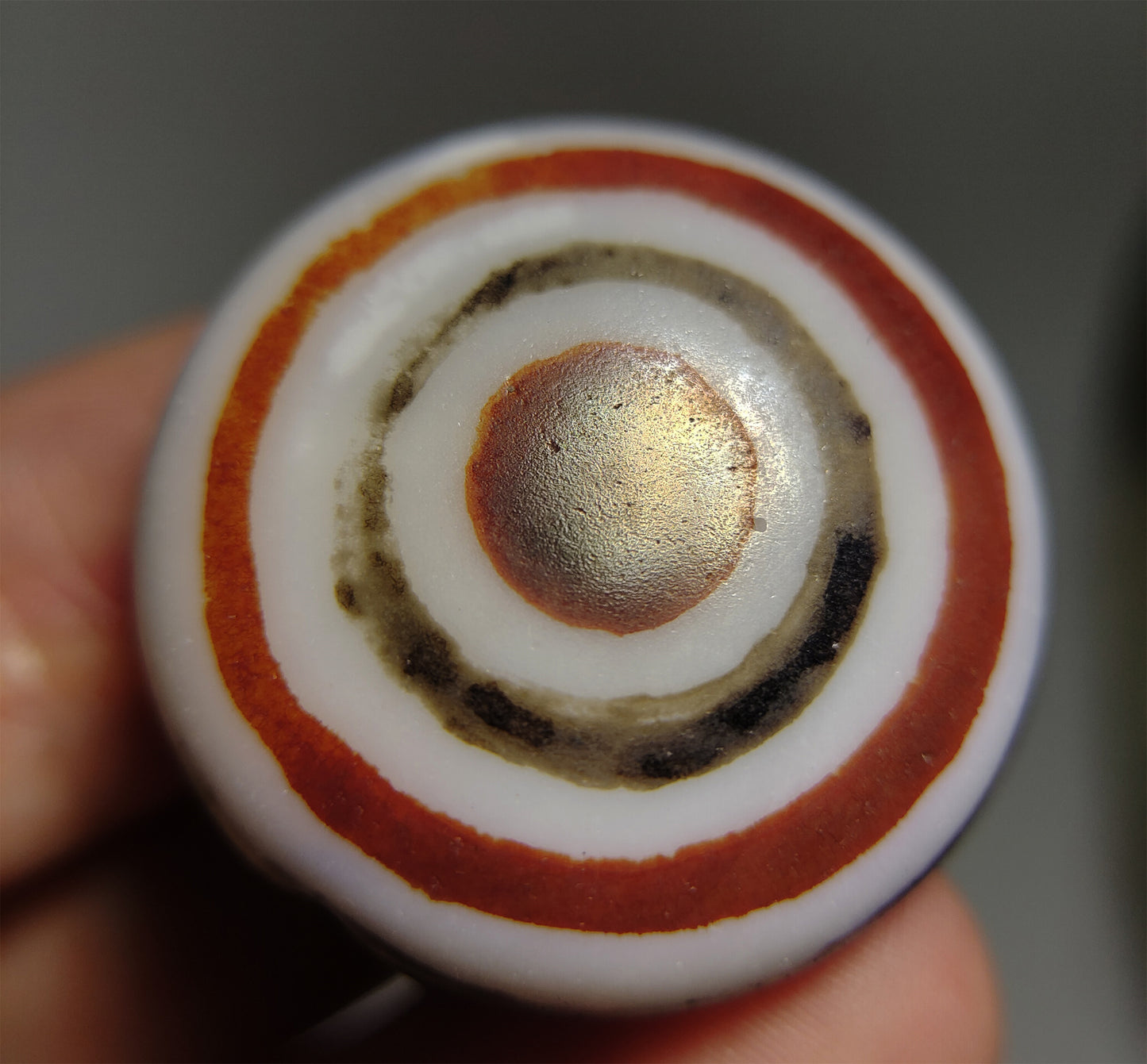 real himalaya ancient lukmik eye dzi bead pendant amulet genuine old luk mik agate horse goat natural tibetan pyu gzi