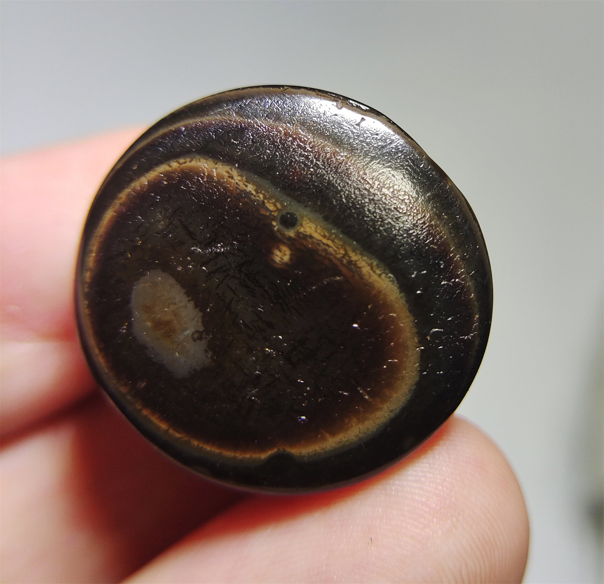 real himalaya ancient lukmik eye dzi bead pendant amulet genuine old luk mik agate horse goat natural tibetan pyu gzi