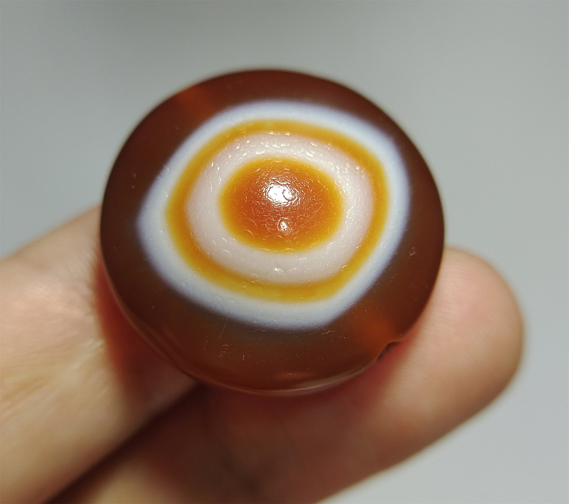 real himalaya ancient lukmik eye dzi bead pendant amulet genuine old luk mik agate horse goat two eyed natural tibetan pyu