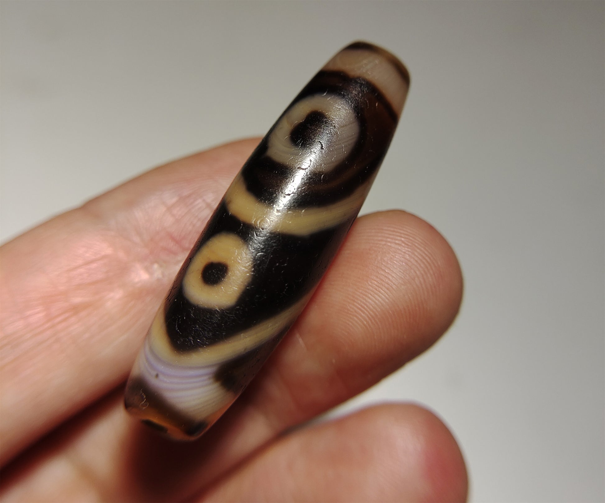 real tibetan ancient four eyes dzi bead amulet pendant genuine old antique himalaya agate nepal special 4 pure gzi talisman