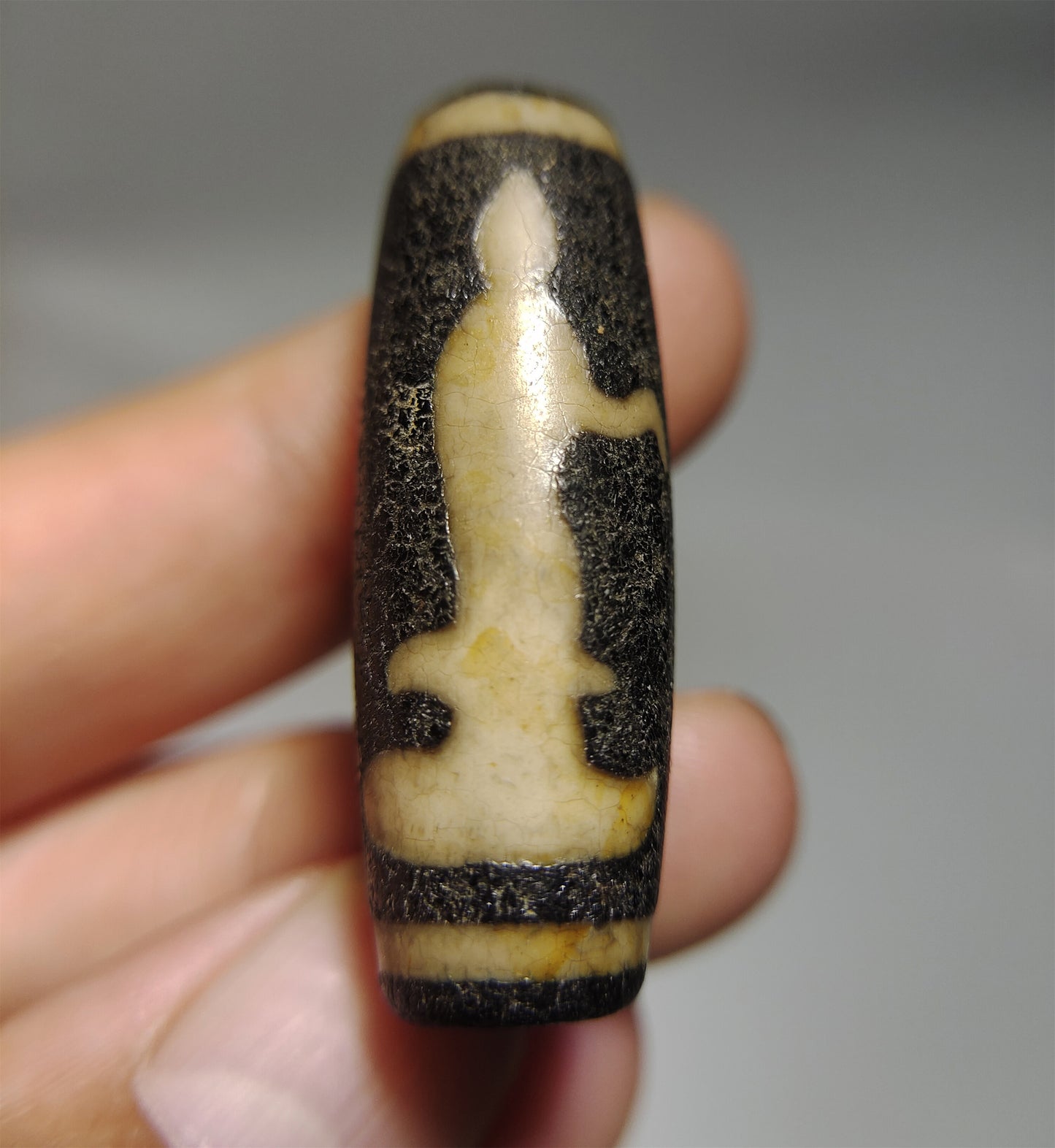 real tibetan ancient guanyin buddha dzi bead amulet pendant genuine old antique himalaya agate pure kwan yin gzi talisman