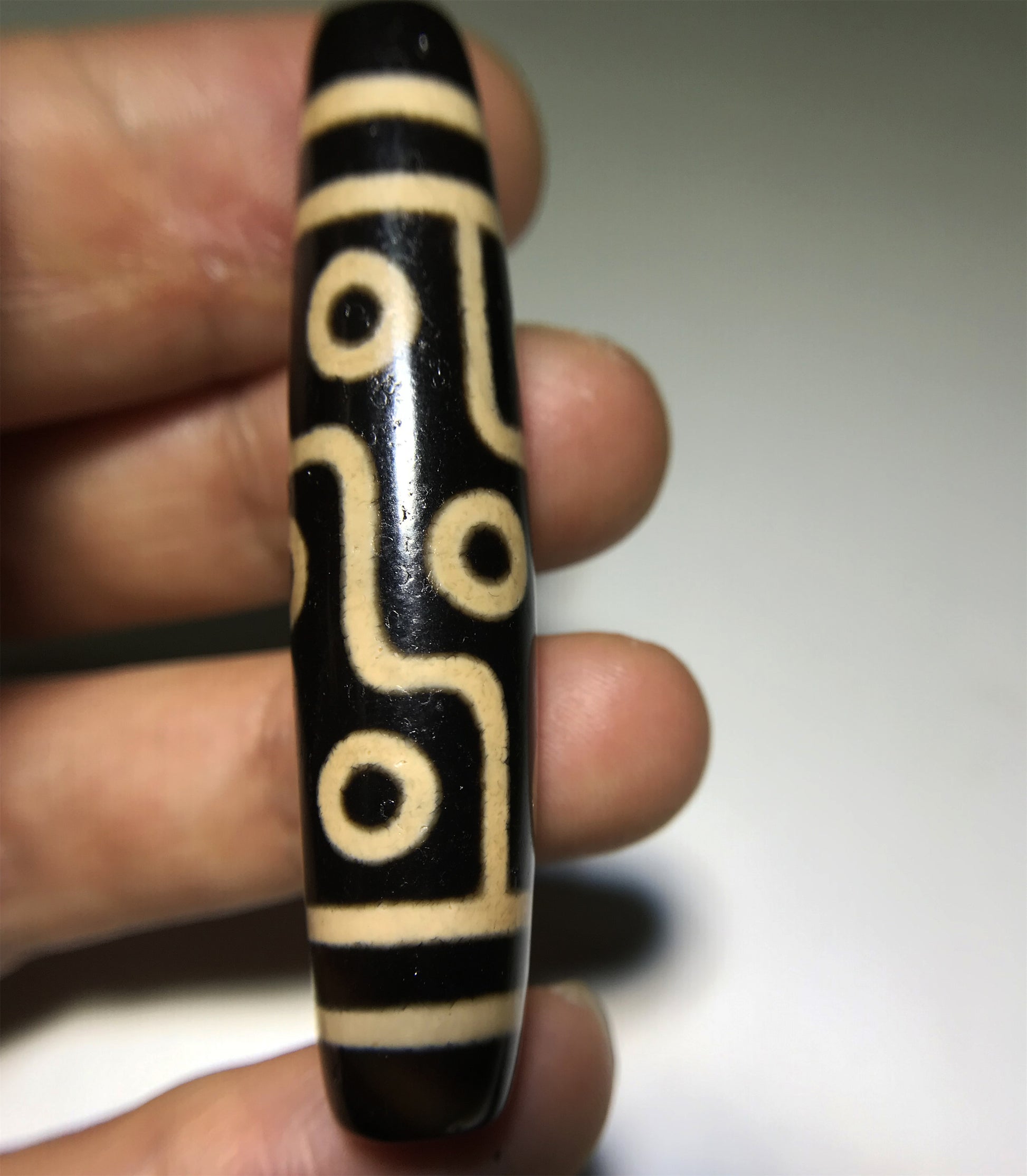 real tibetan ancient nine eyes dzi bead amulet pendant genuine old antique himalaya agate nepal 9 pure gzi talisman