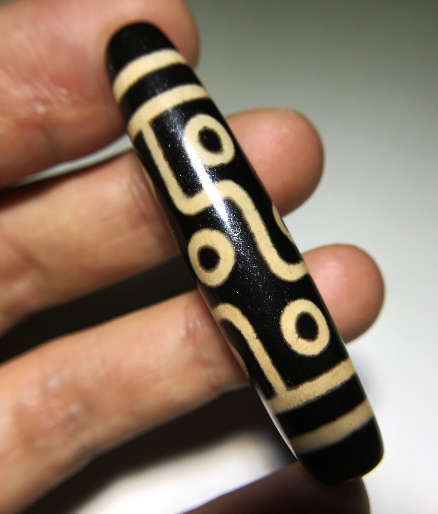 real tibetan ancient nine eyes dzi bead amulet pendant genuine old antique himalaya agate nepal 9 pure gzi talisman