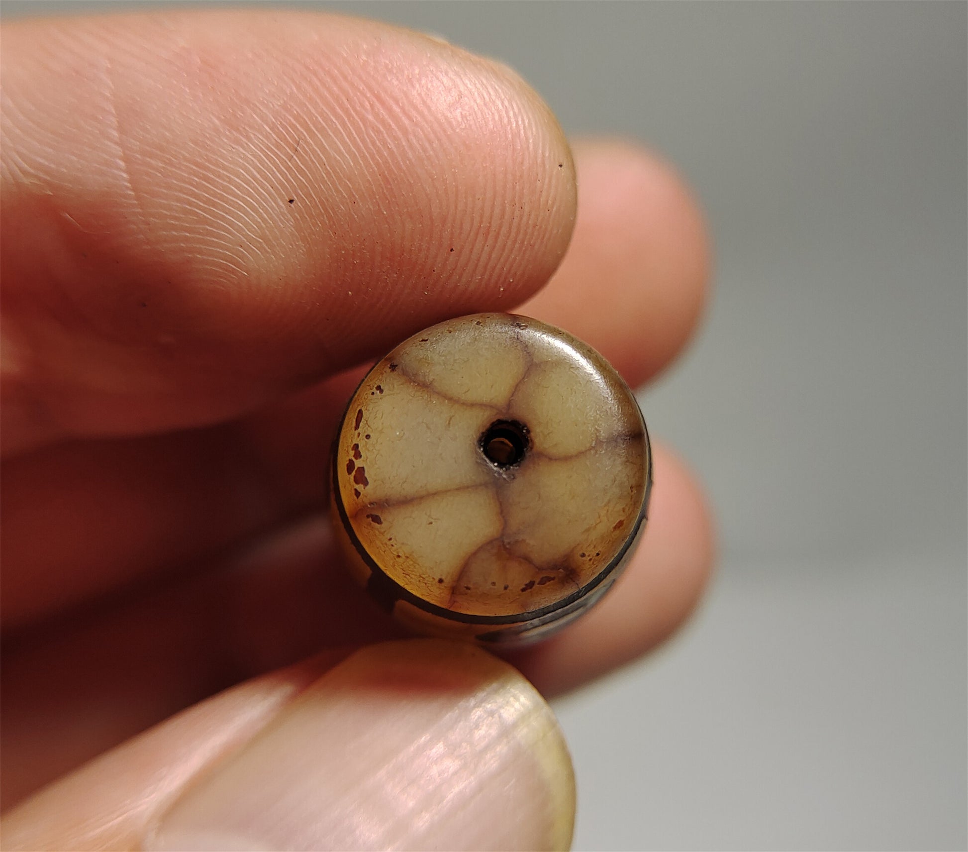 real tibetan ancient nine eyes dzi bead amulet pendant genuine old antique himalaya agate pure 9 gzi talisman