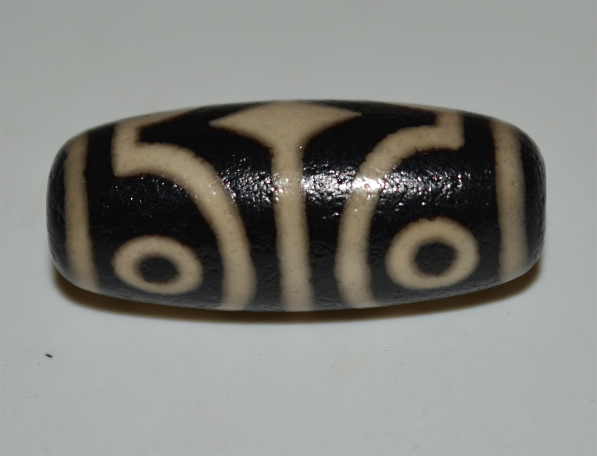 Tibetan Four Eyes Dzi Bead Amulet Himalaya Real Agate 4 Eyed Gzi Tibet Talisman