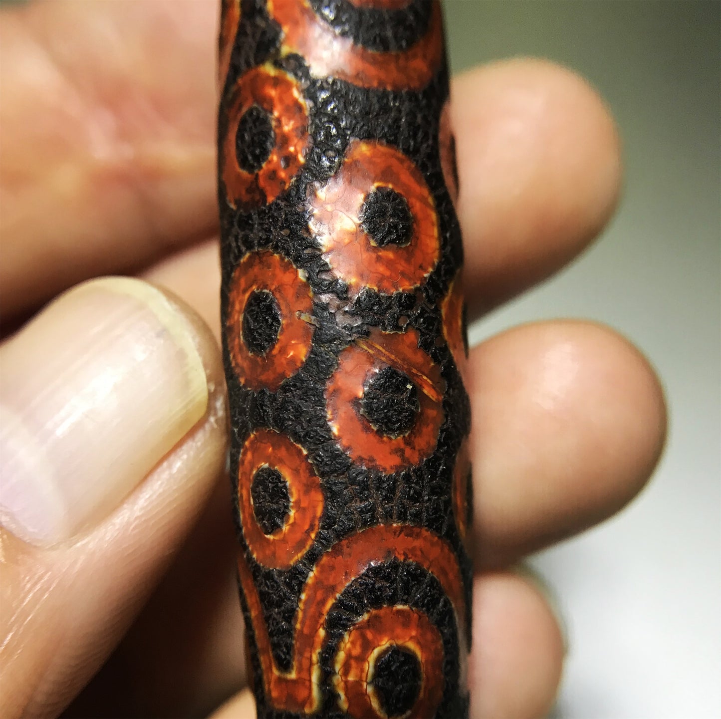 tibetan 21 eyes dzi bead amulet pendant genuine real ancient himalaya agate old antique twenty one eyed pure gzi talisman