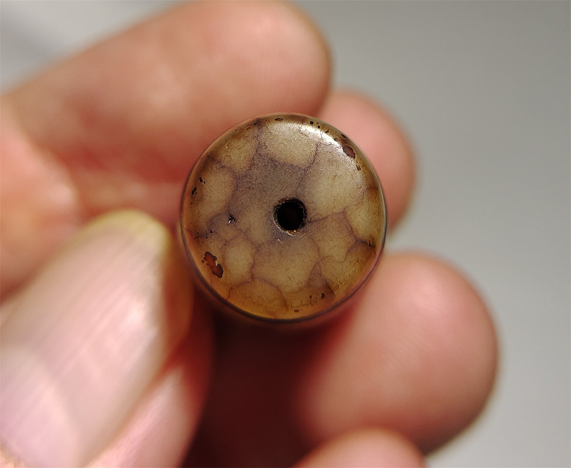 Eight eye Agate Tibetan Dzi bead