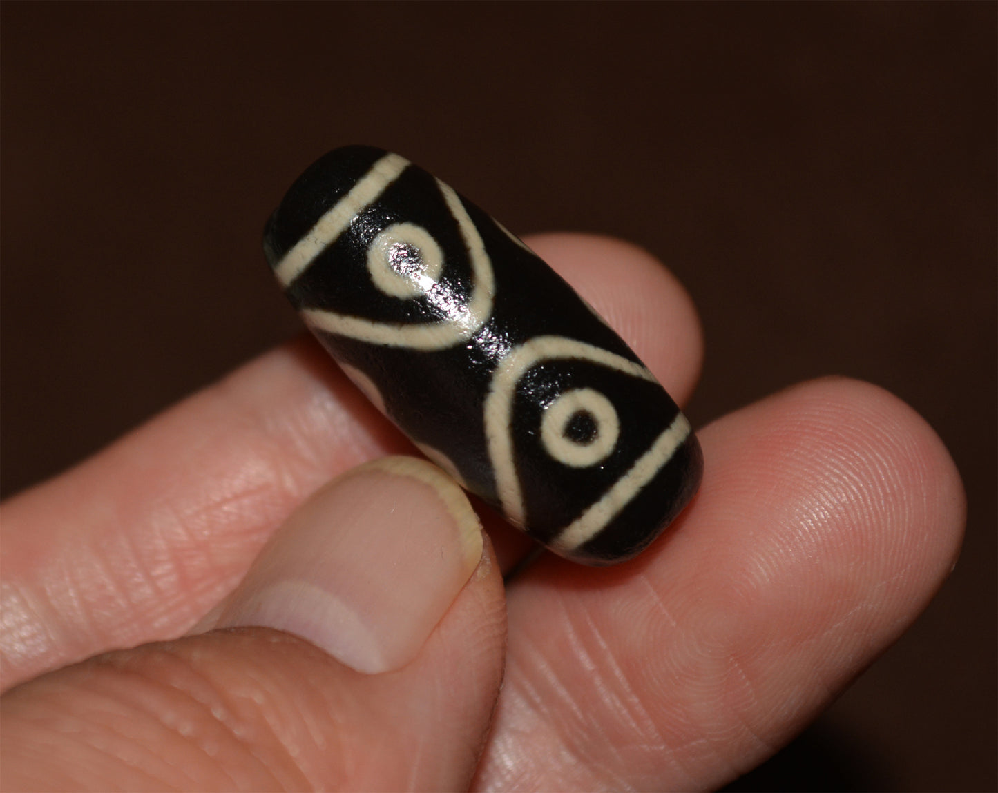 Genuine Tibetan Old Ancient Eight Eyes Dzi Bead Amulet Himalaya Real Agate Pure 8 Eyed Gzi Tibet