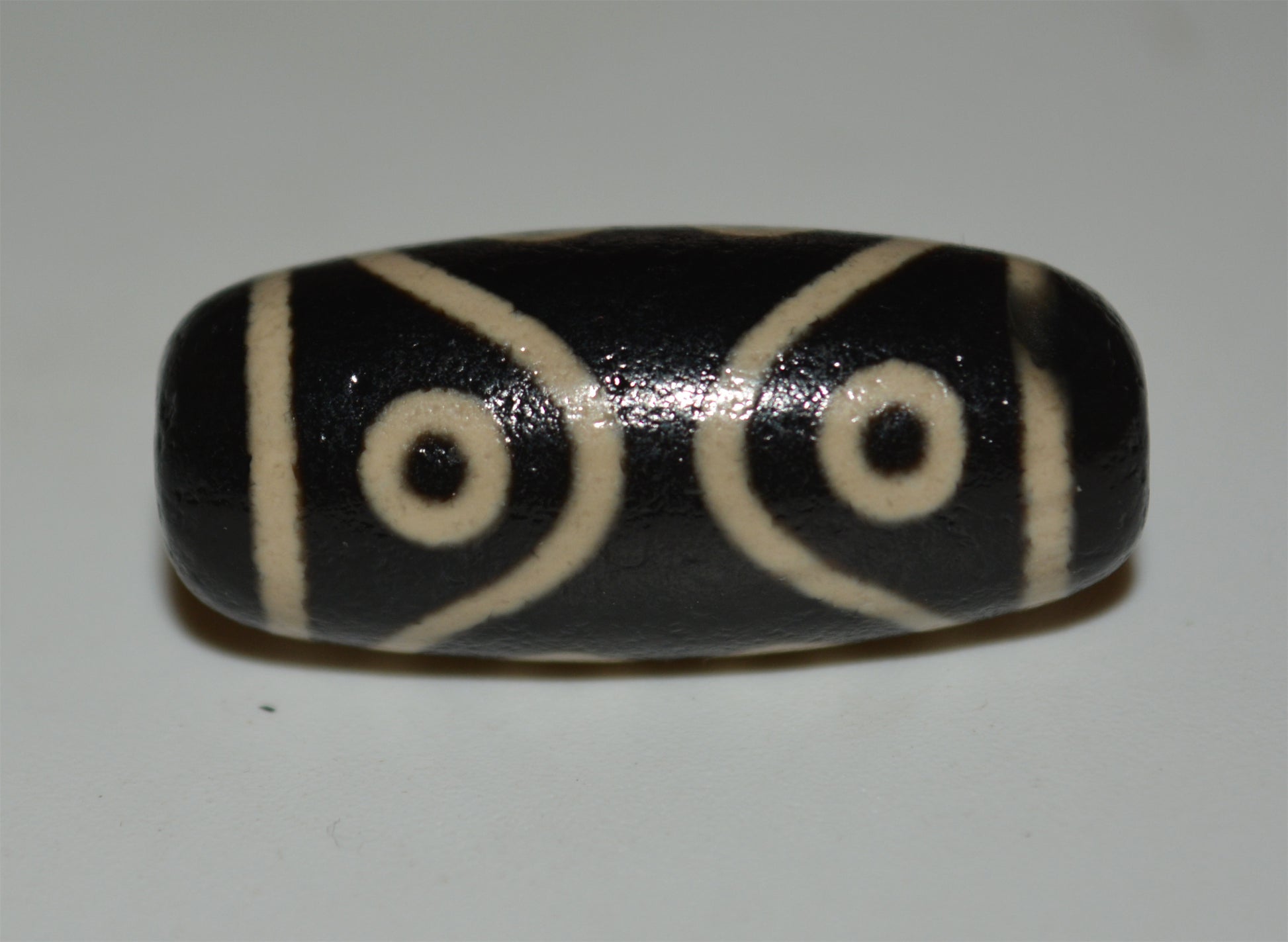 Genuine Tibetan Old Ancient Eight Eyes Dzi Bead Amulet Himalaya Real Agate Pure 8 Eyed Gzi Tibet