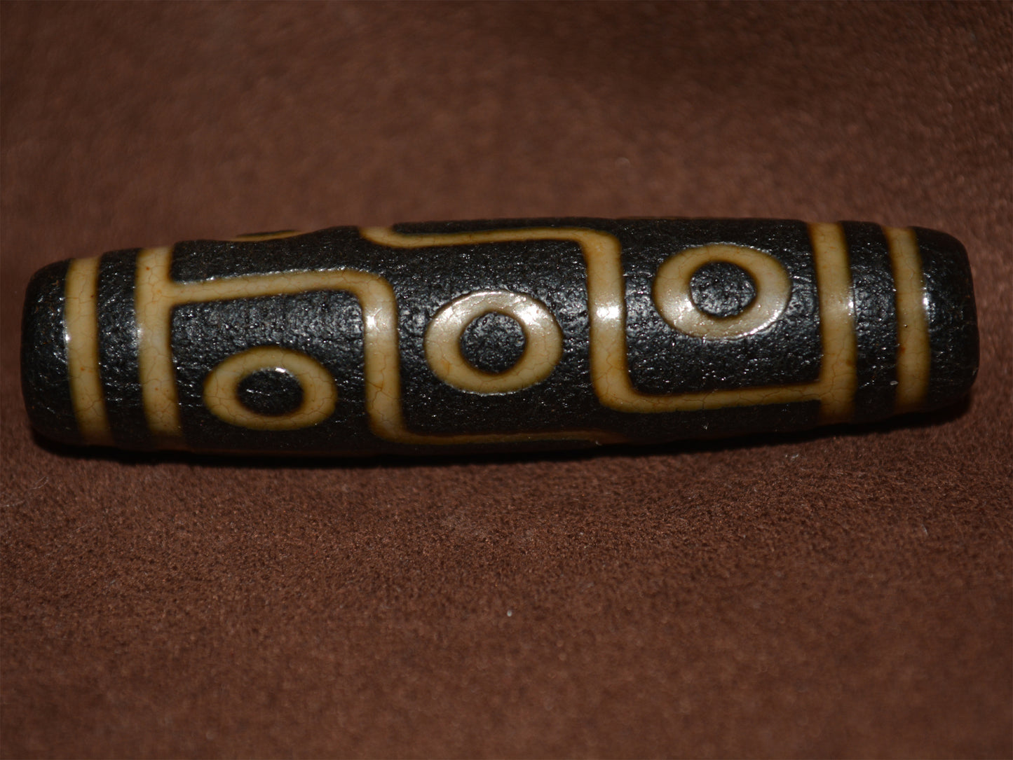 Old Ancient Nine Eyes Dzi Bead Pendant Real Tibetan