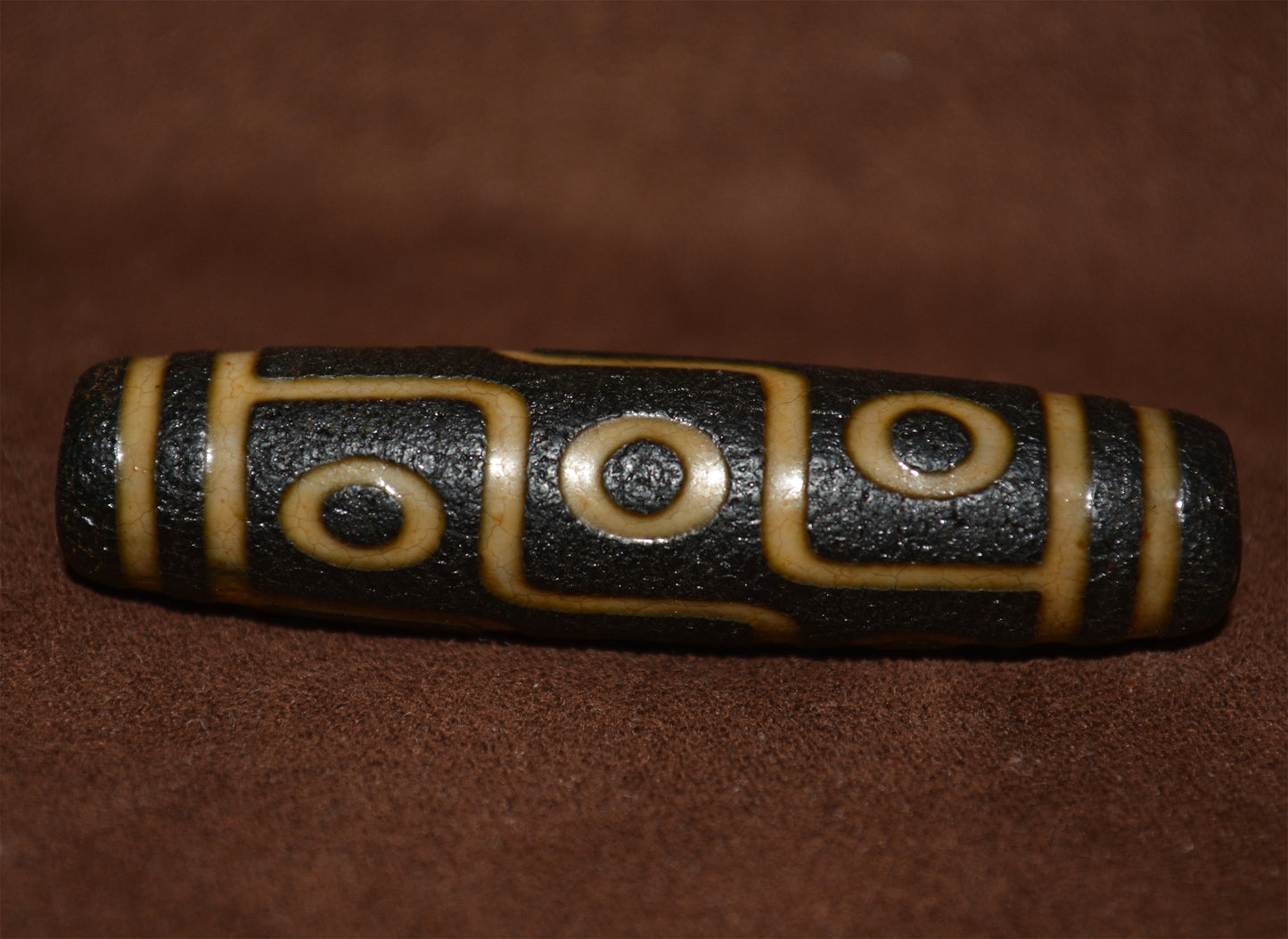 Old Ancient Nine Eyes Dzi Bead Pendant Real Tibetan