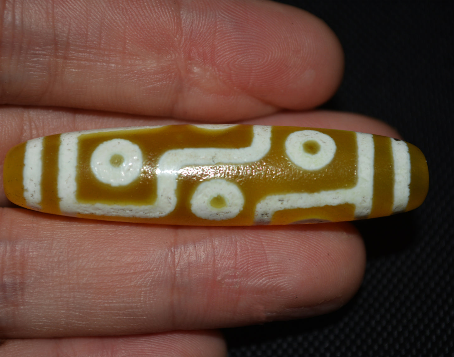 Ancient Tibetan Old Pure Nine Eyes Dzi Bead Pendant Amulet Himalaya Real Agate 9 Eyed Gzi Talisman