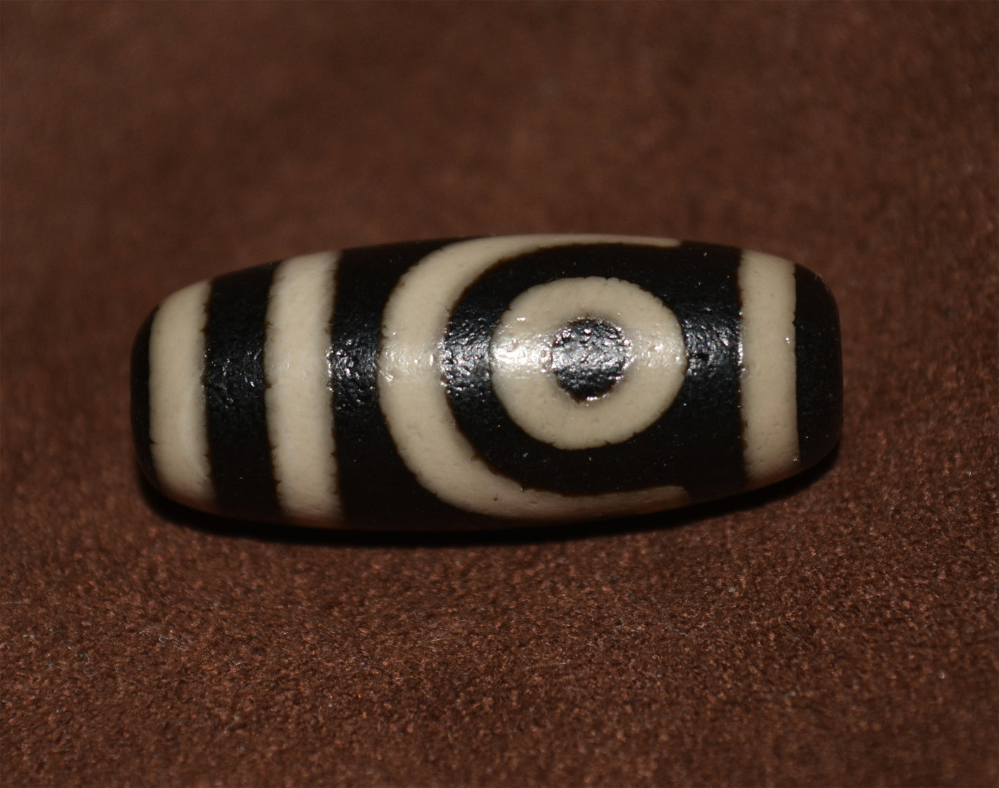 tibetan two eyes dzi bead amulet real genuine old ancient himalaya agate pure